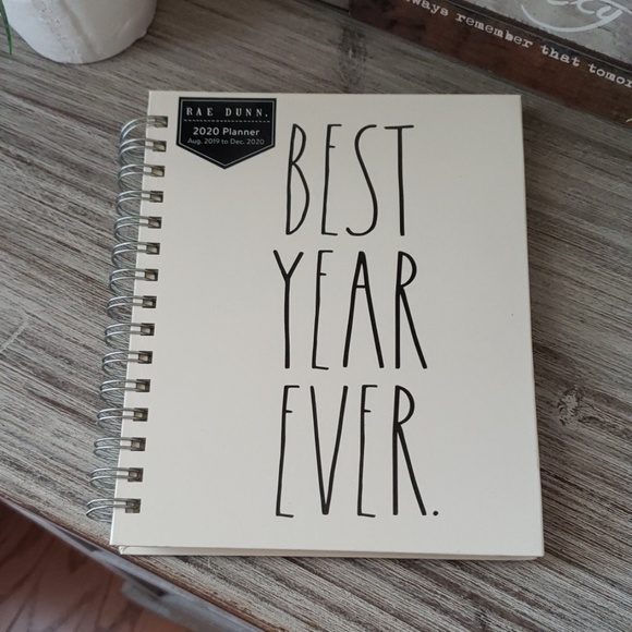 Rae Dunn Other - Rae Dunn BEST YEAR EVER Planner Agenda Calendar